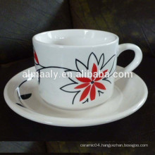 porcelain tea coffee set with decoration